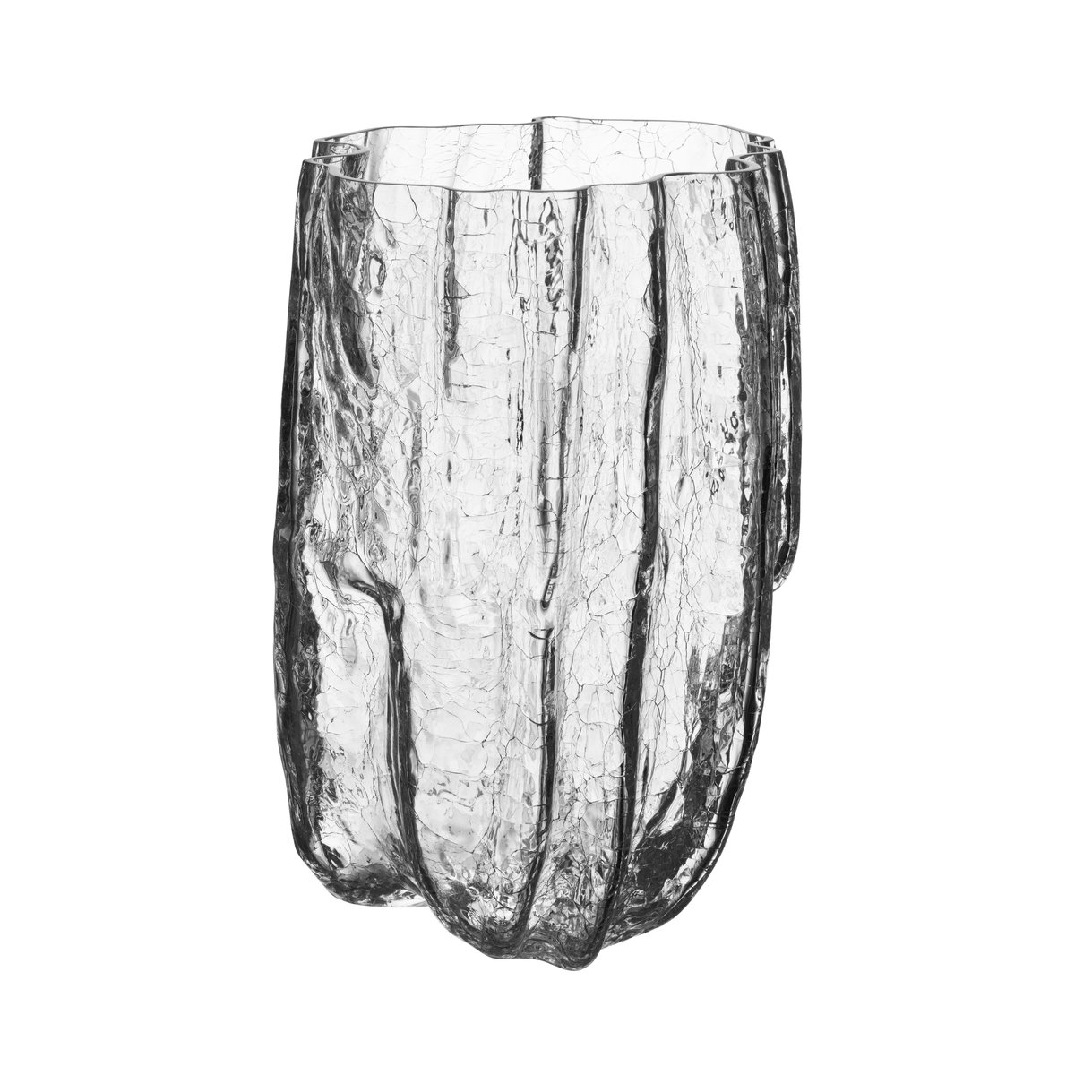 Kosta Boda Crackle Vase 27 cm Klar