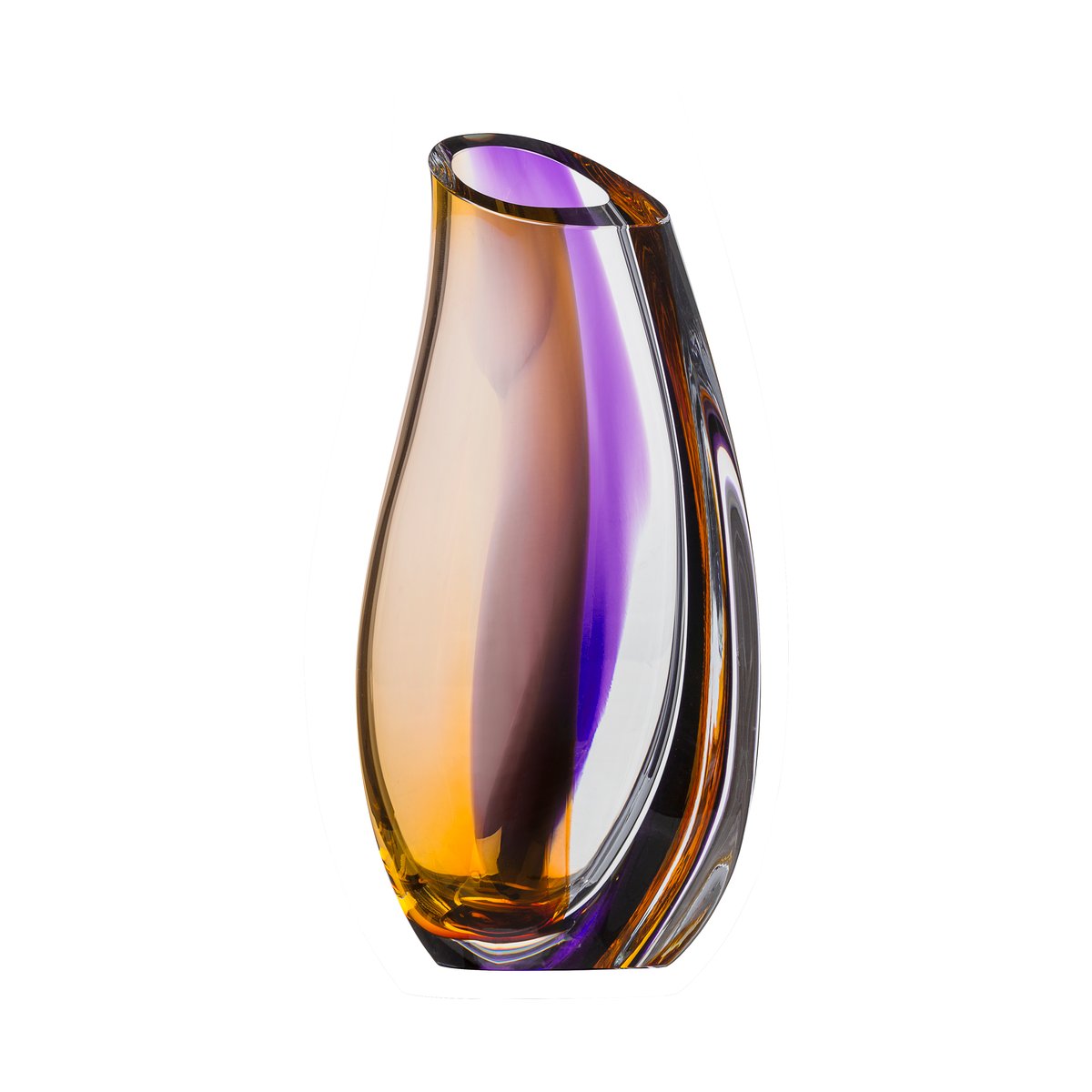 Kosta Boda Orchid Vase 280mm Lila-Bernstein