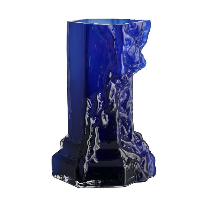 Rocky Baroque Vase 35 cm - Deep Blue - Kosta Boda