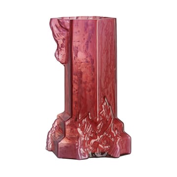 Rocky Baroque Vase 35 cm - Hot Pink - Kosta Boda