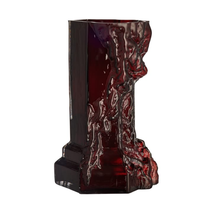 Rocky Baroque Vase 35 cm, Oxblood Kosta Boda