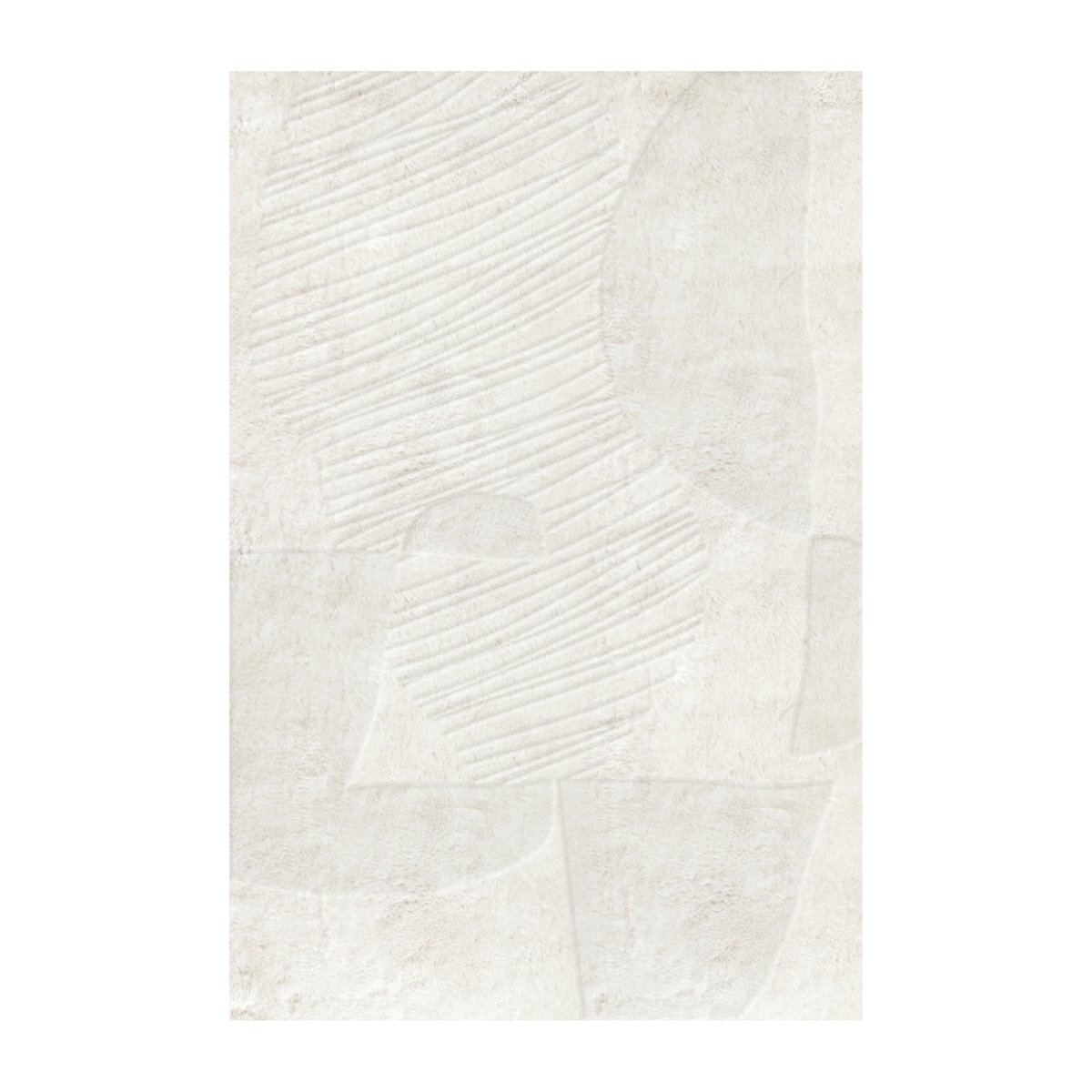 Layered Artisan Guild Wollteppich Bone white 180 x 270cm