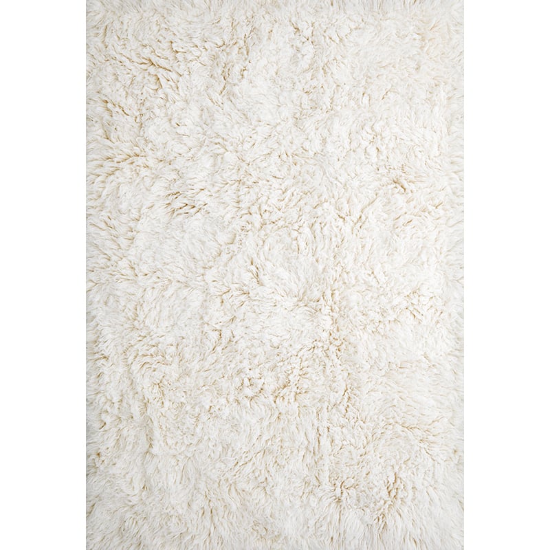 Layered Shaggy Teppich 180 x 270cm Off White