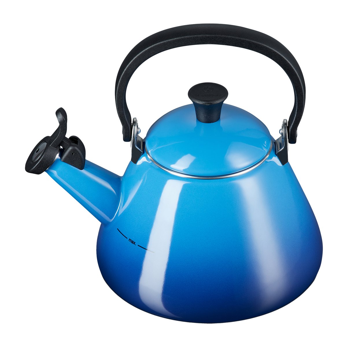 Le Creuset Le Creuset Kone Wasserkessel mit Pfeife Azure blue