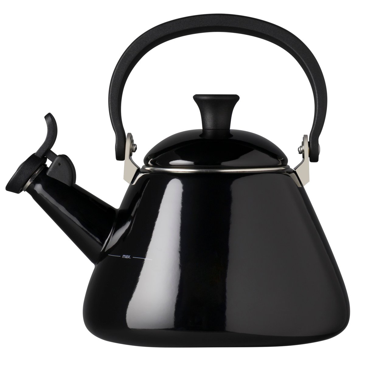 Le Creuset Le Creuset Kone Wasserkessel mit Pfeife Schwarz