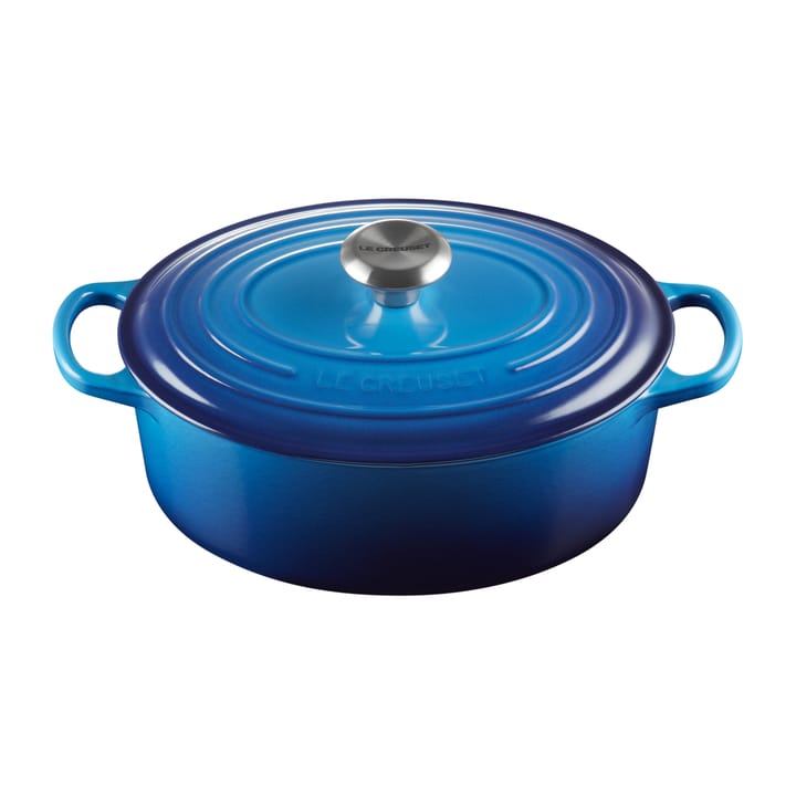 Le Creuset Signature Bräter oval 4,1 l - Azure blue - Le Creuset