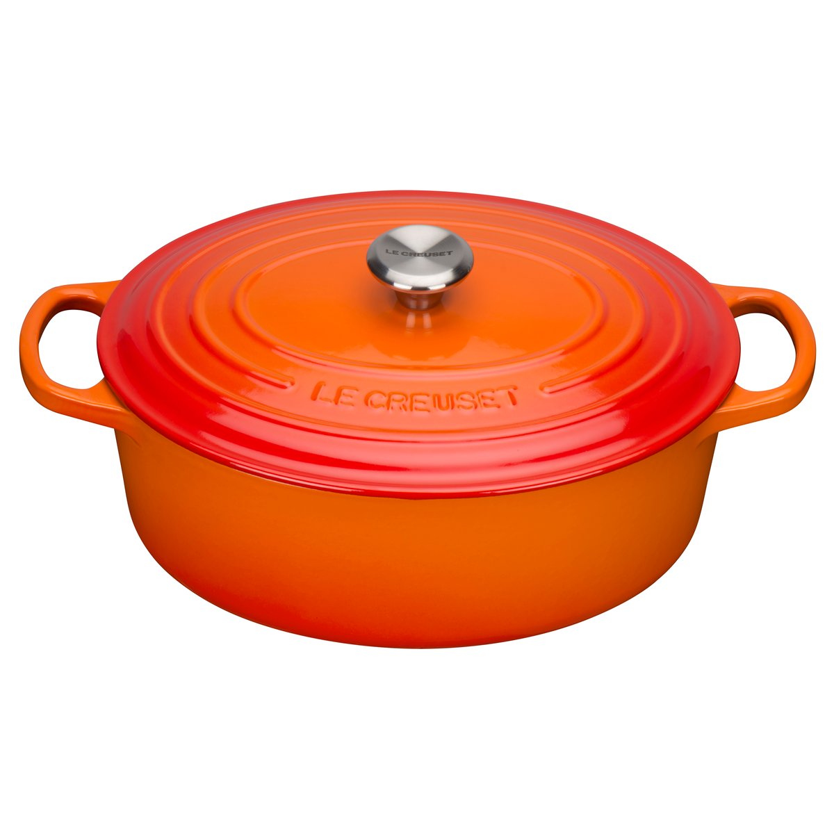 Le Creuset Le Creuset Signature Bräter oval 4,1 l Ofenrot