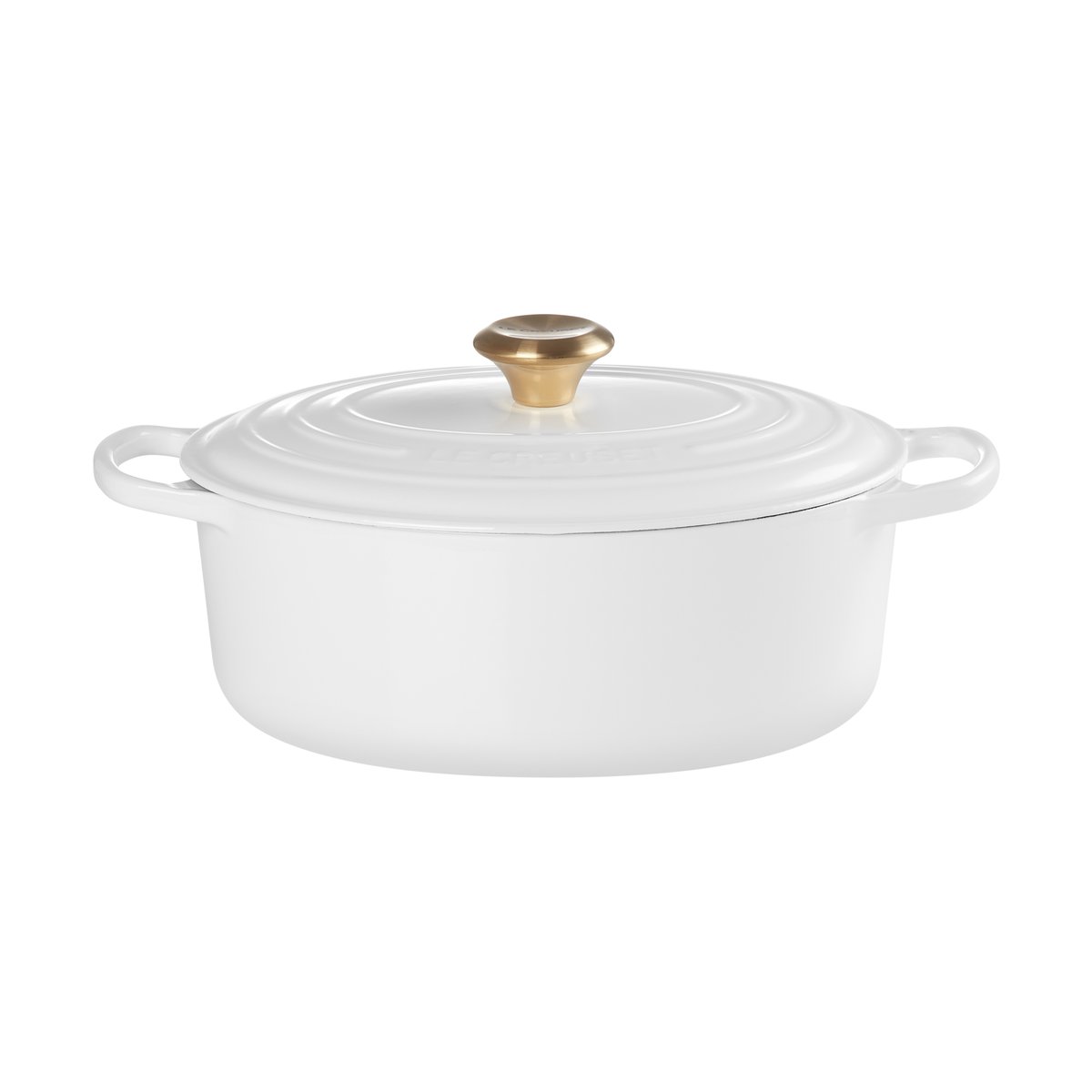 Le Creuset Le Creuset Signature Bräter oval 4,1 l Weiß