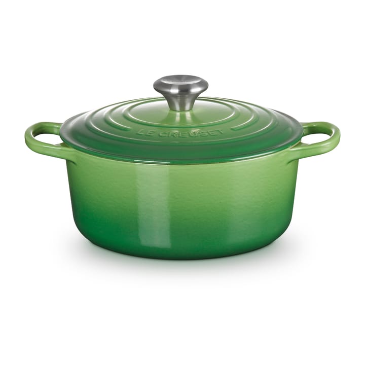 Le Creuset Signature Bräter rund 4,2 l, Bamboo Green Le Creuset