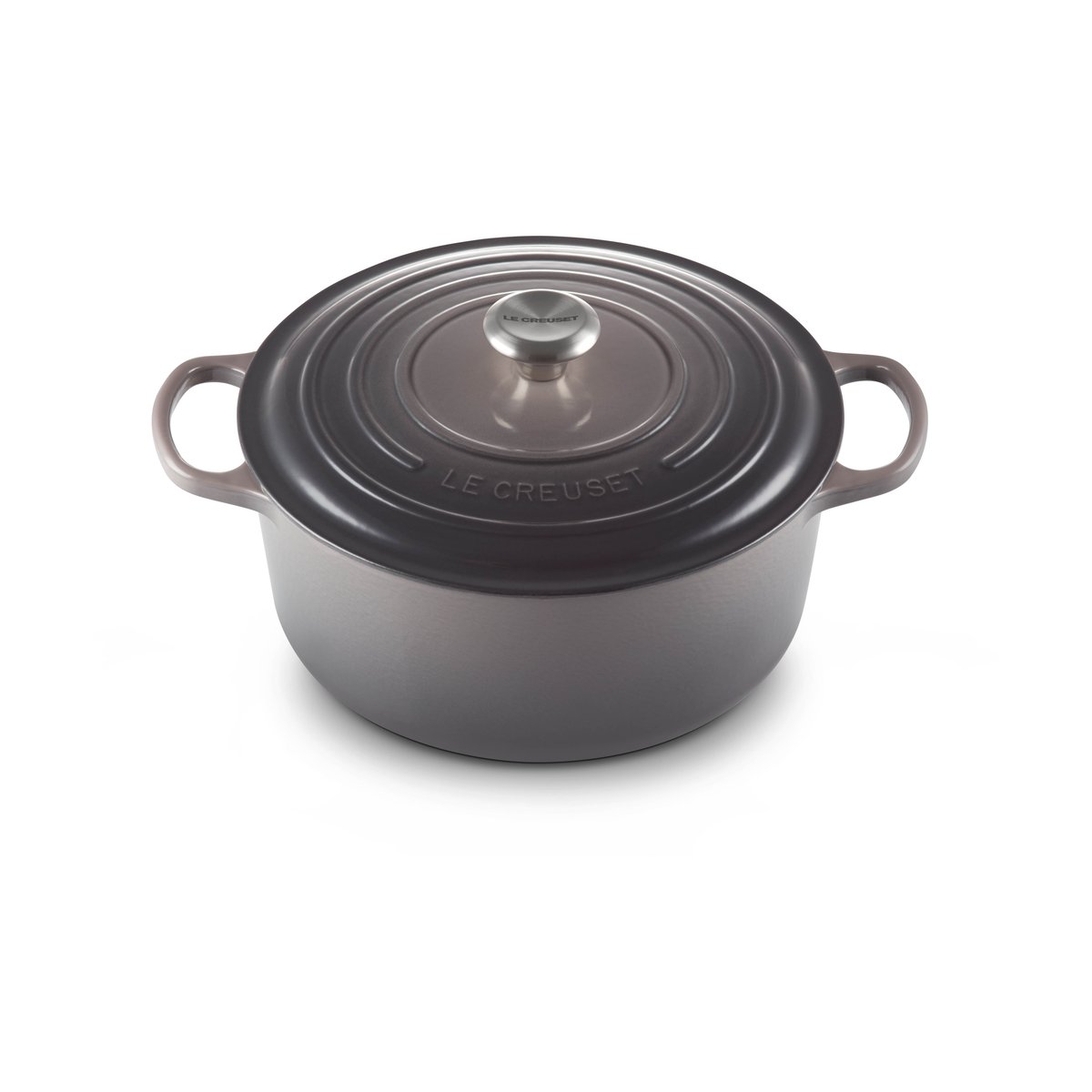 Le Creuset Le Creuset Signature Bräter rund 4,2 l Flint