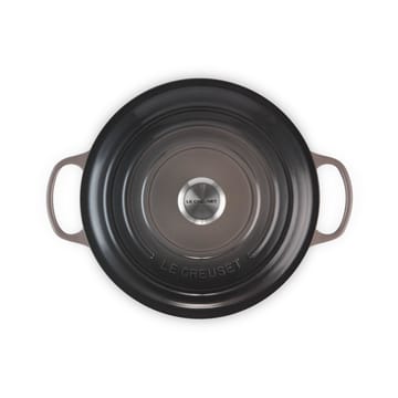 Le Creuset Signature Bräter rund 4,2 l - Flint - Le Creuset