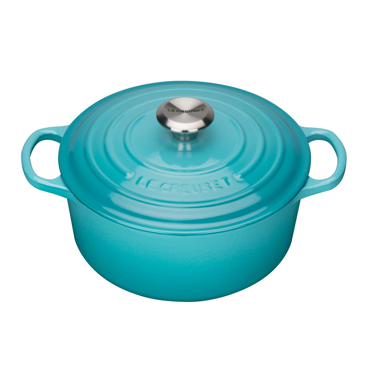 Le Creuset Le Creuset Signature Bräter rund 4,2 l Karibik