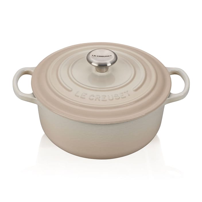 Le Creuset Signature Bräter rund 4,2 l - Meringue - Le Creuset