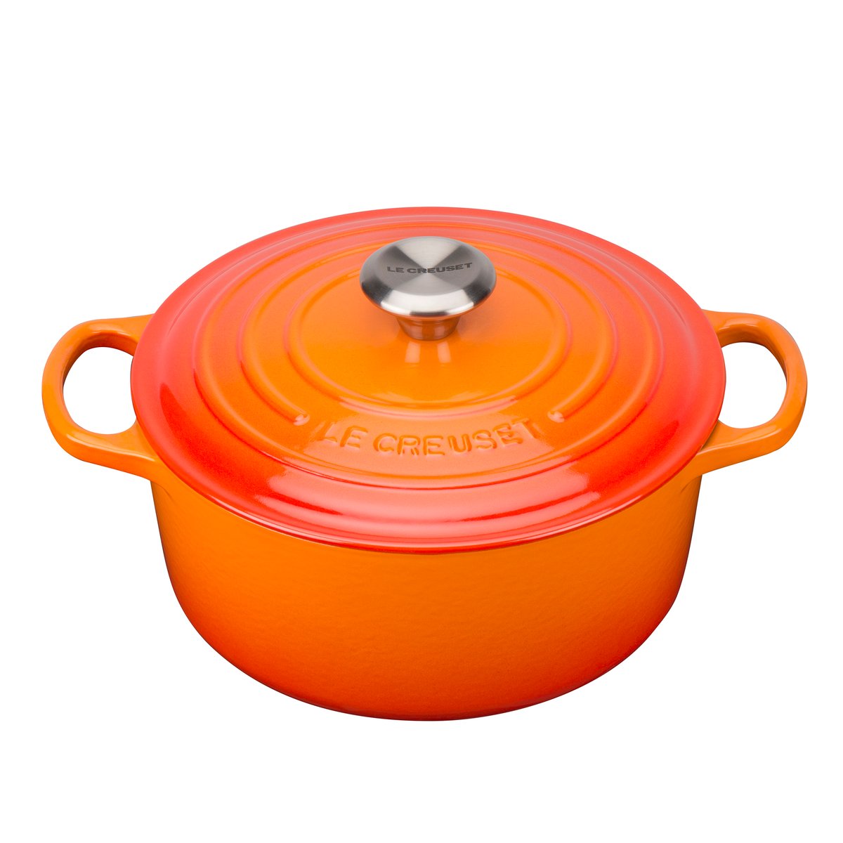 Le Creuset Le Creuset Signature Bräter rund 4,2 l Ofenrot