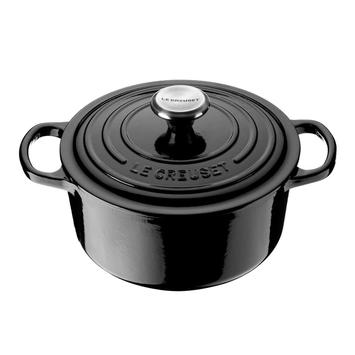 Le Creuset Signature Bräter rund 4,2 l - Schwarz - Le Creuset