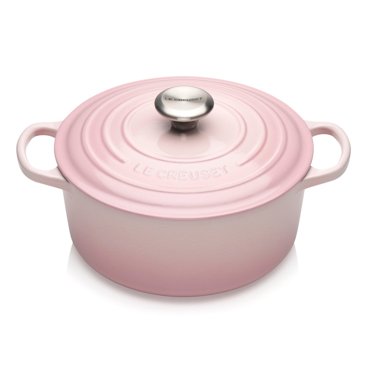 Le Creuset Le Creuset Signature Bräter rund 4,2 l Shell pink