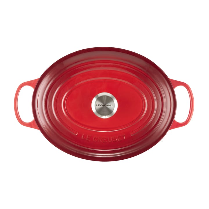 Le Creuset Signature ovaler Topf 6,3 l, Cerise Le Creuset