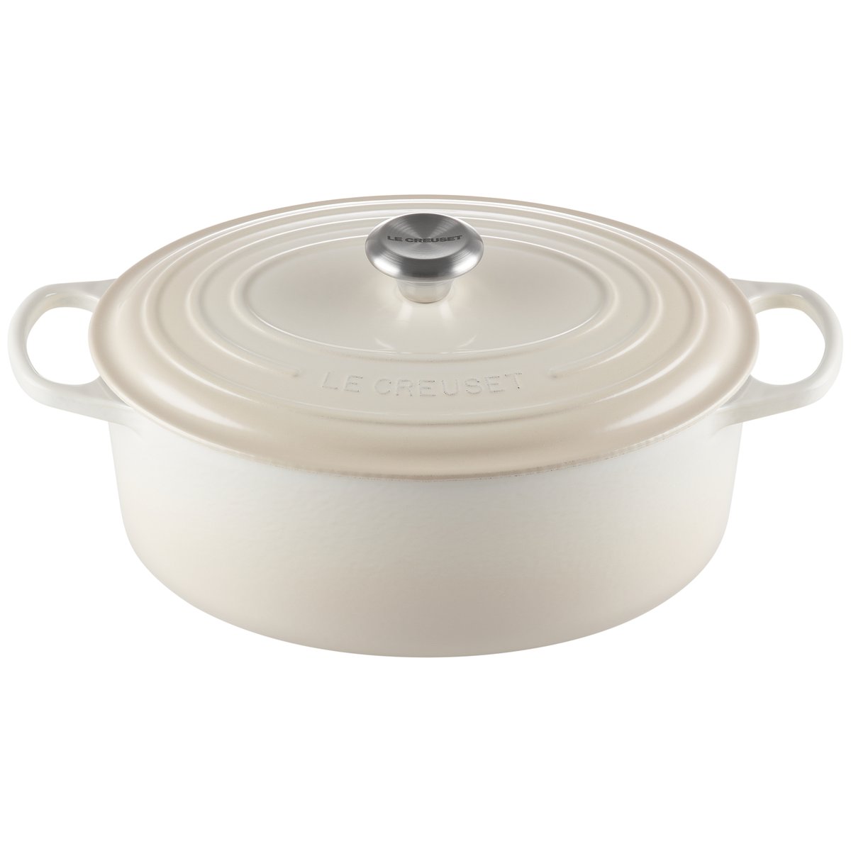 Le Creuset Le Creuset Signature ovaler Topf 6,3 l Meringue