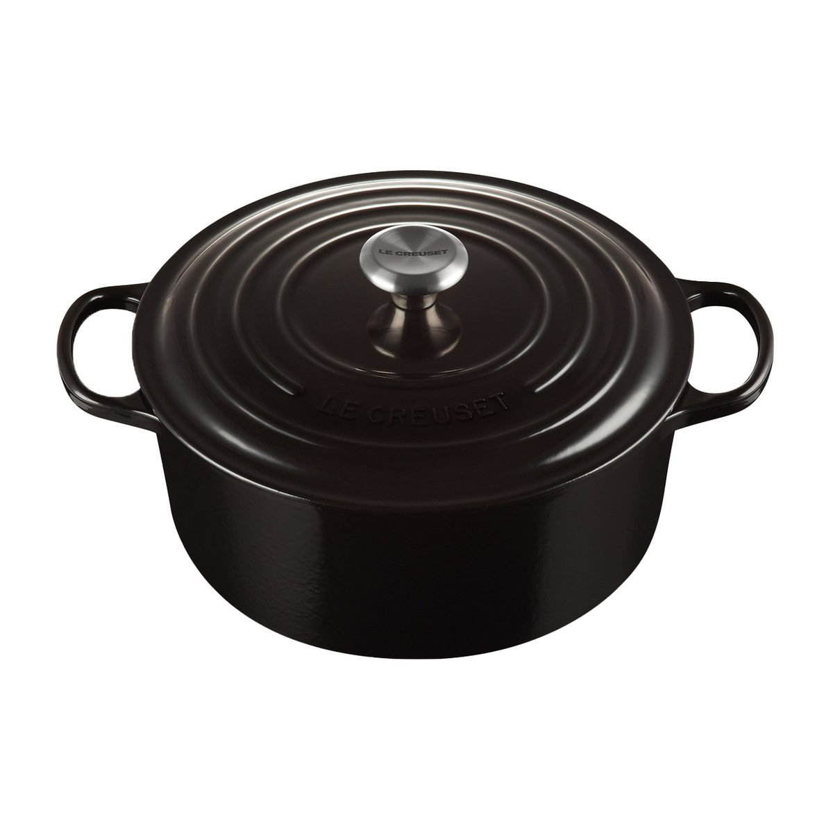 Le Creuset Le Creuset Signature runder Topf 6,7 l Black