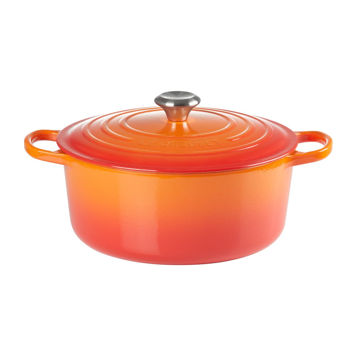 Le Creuset Le Creuset Signature runder Topf 6,7 l Volcanic