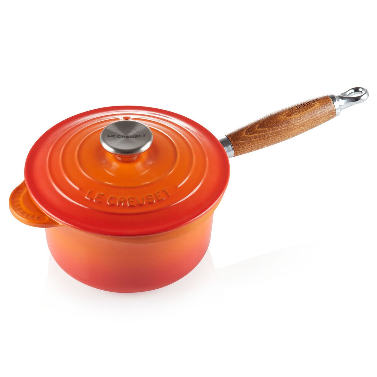 Le Creuset Le Creuset Topf mit Holzgriff 1,8 l Volcanic