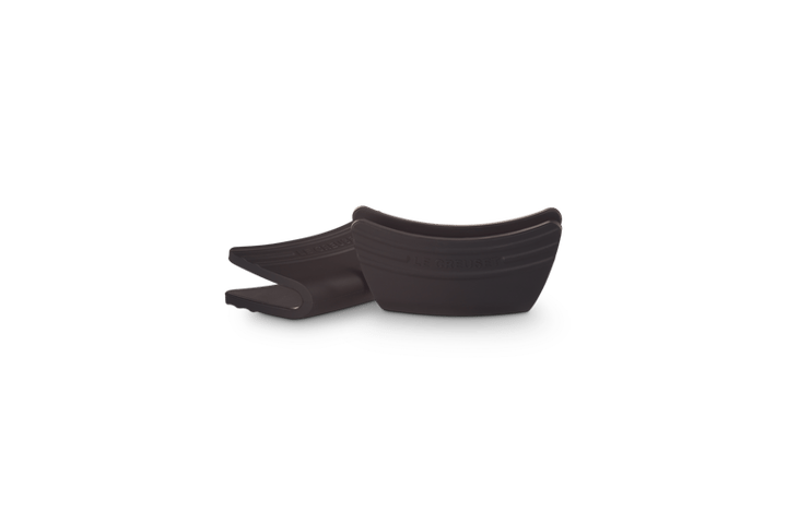 Le Creuset Topflappen 2er-Pack Silikon 12x6 cm - Schwarz - Le Creuset