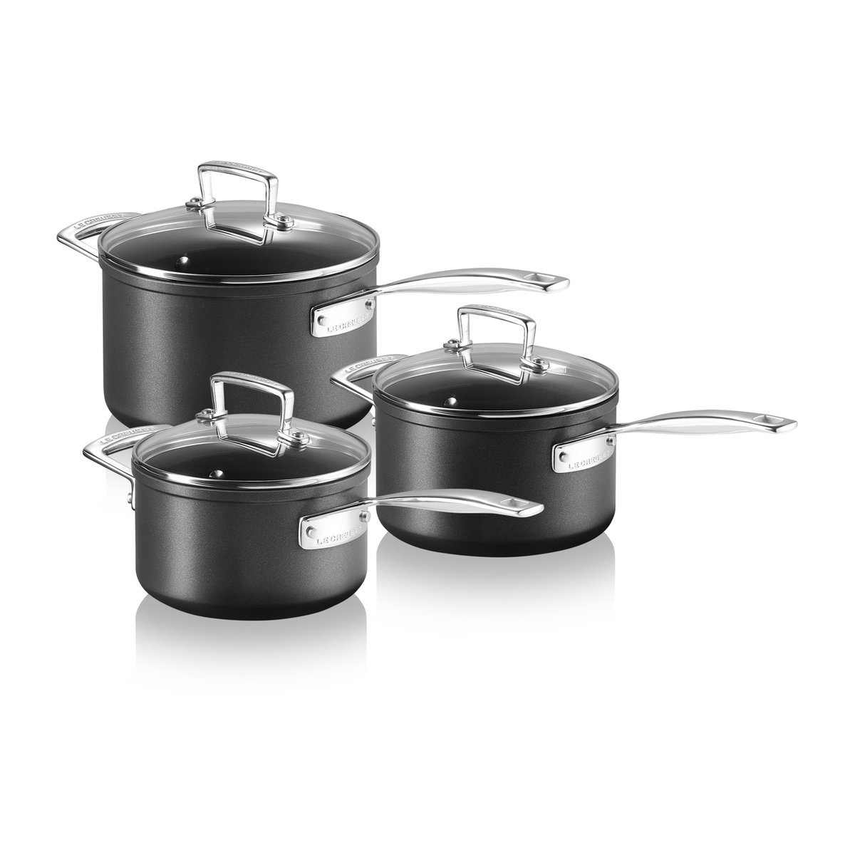 Le Creuset Le Creuset Topfset 3 Teile Black