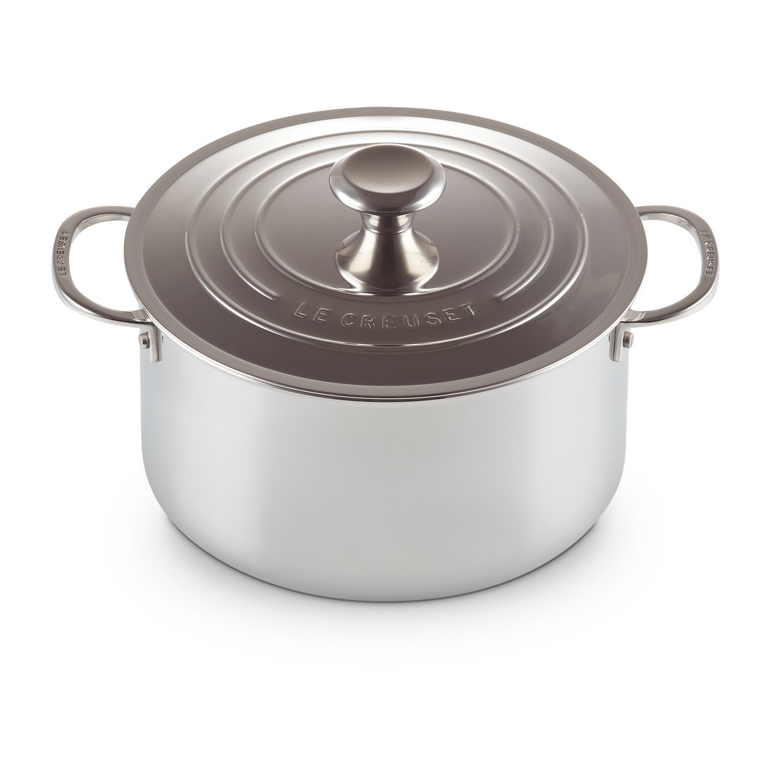 Le Creuset Signature 3-lagiger tiefer Topf mit Deckel 6 l