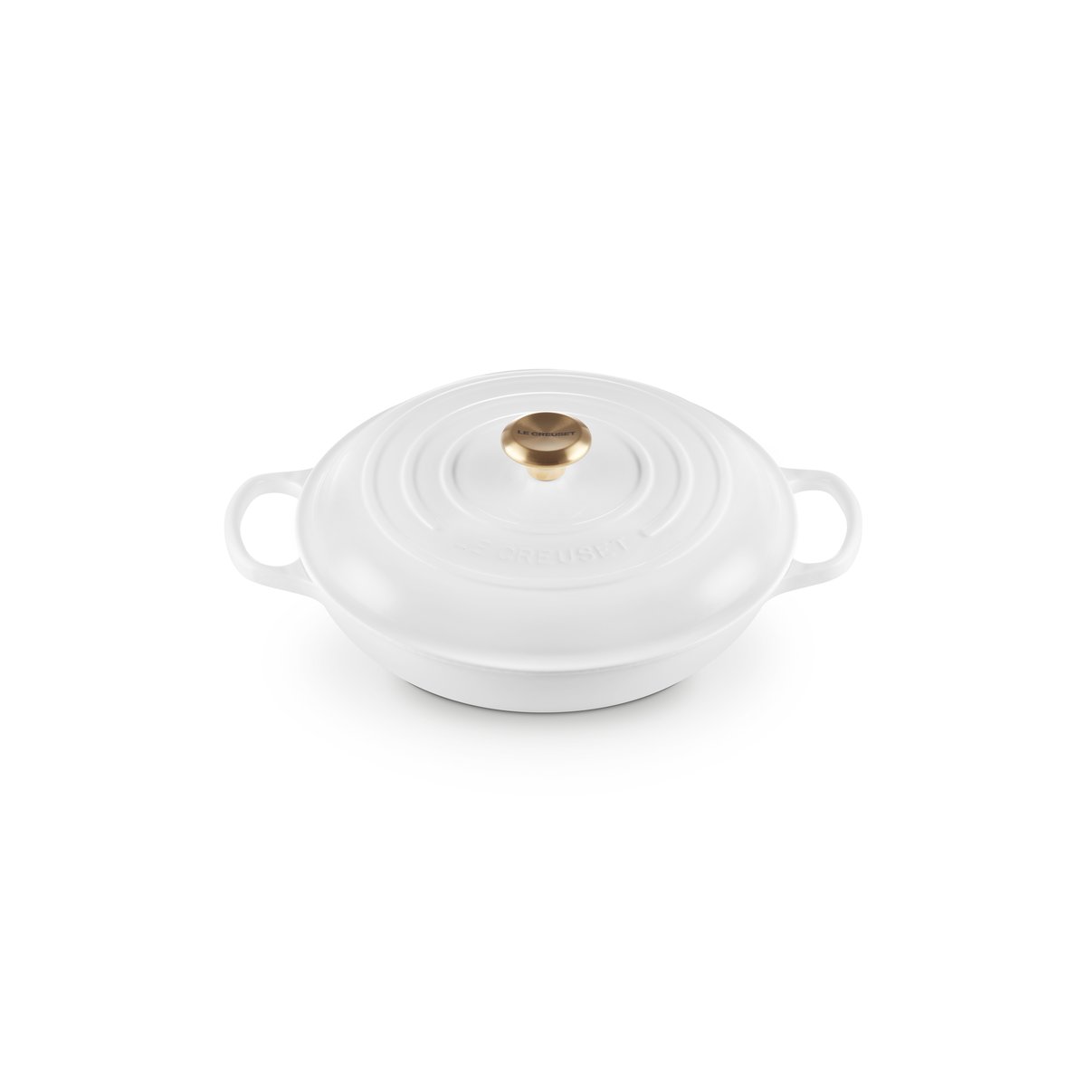 Le Creuset Signature Buffet-Topf 30 cm Weiß