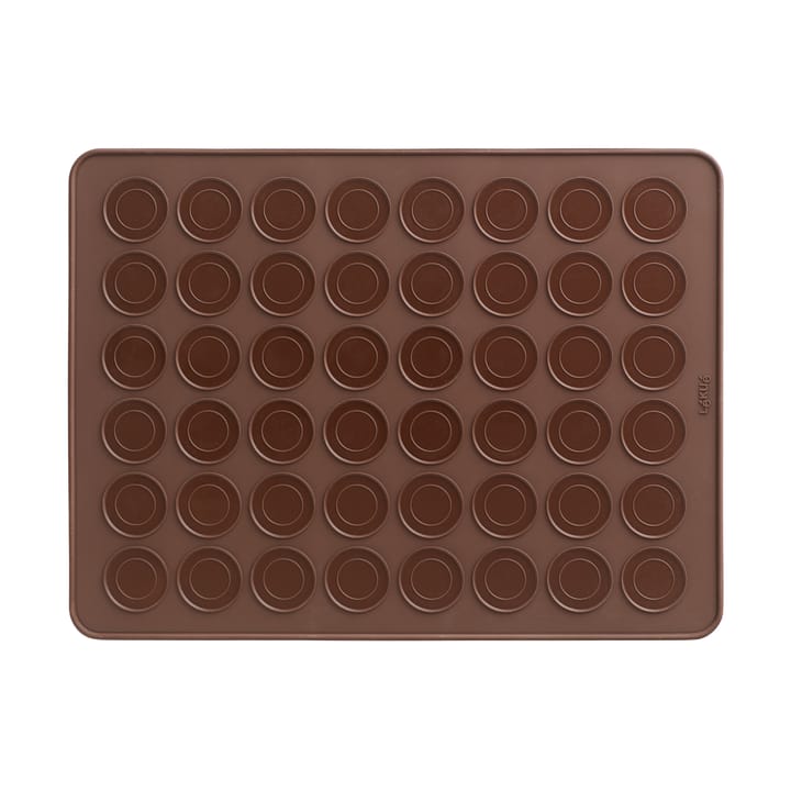 Lékué macarons Backmatte Silikon 40 cm - Braun - Lékué