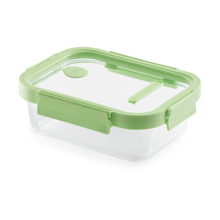 Lékué rechteckige Lunchbox Glas 0,64 L - Grün - Lékué