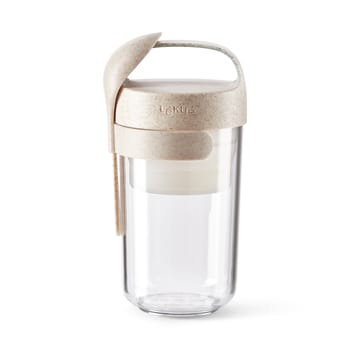 Lékué To Go Dose Organic mit Löffel beige - 0,4 L - Lékué