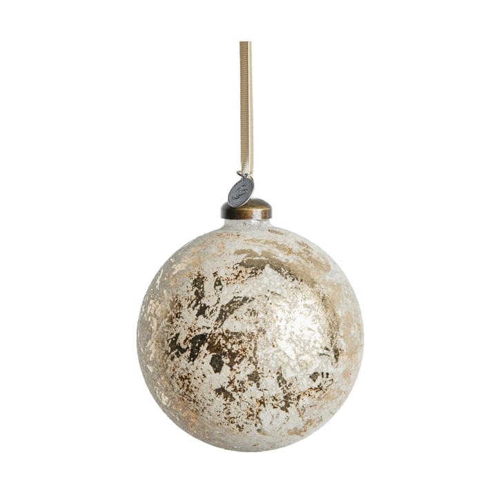 Clearena Weihnachtskugel Ø10 cm - Off white-gold - Lene Bjerre