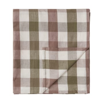 Checked Cotton Linen Tischdecke 150x250cm - Olive - Lexington