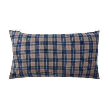 Checked Flannel Kissenbezug 50 x 90 cm - Denim blue-beige - Lexington