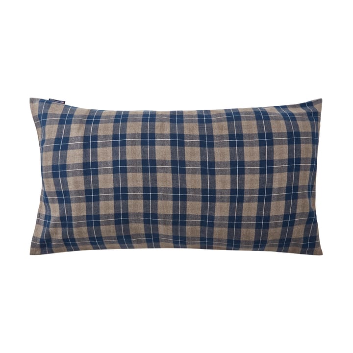 Checked Flannel Kissenbezug 50 x 90 cm, Denim blue-beige Lexington