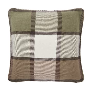 Checked Heavy Twill Kissenhülle 50x50 cm - Olive - Lexington