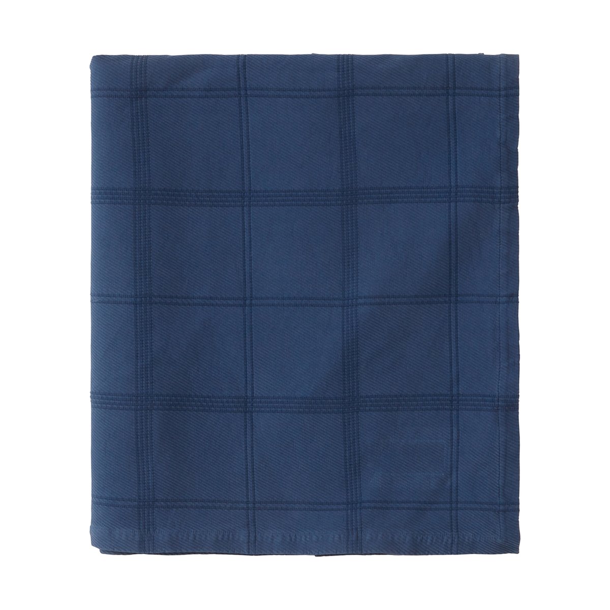 Lexington Checked Jacquard Überwurf 160x240 cm Denim blue