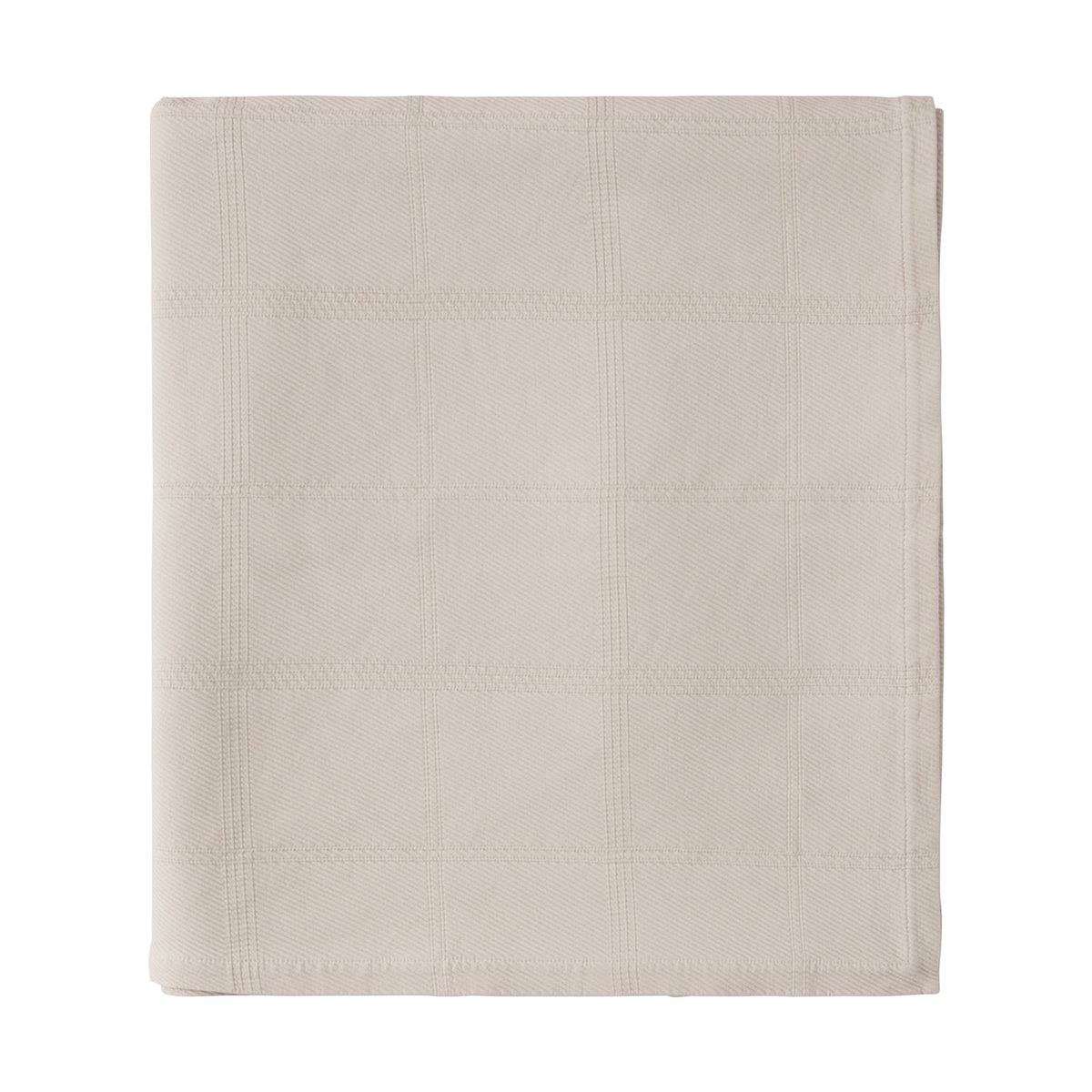 Lexington Checked Jacquard Überwurf 160x240 cm Light beige