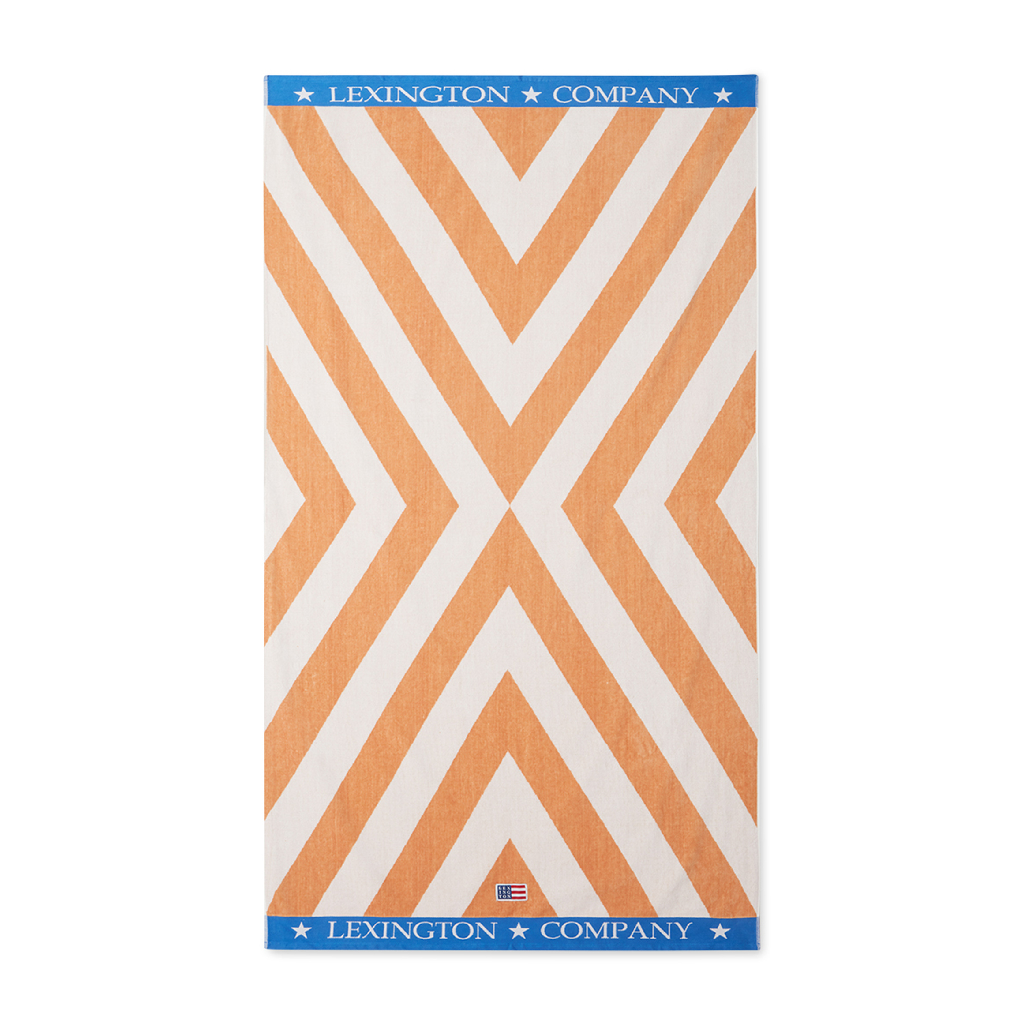 Graphic Cotton Velour Strandhandtuch 100 → x 180cm | Lexington