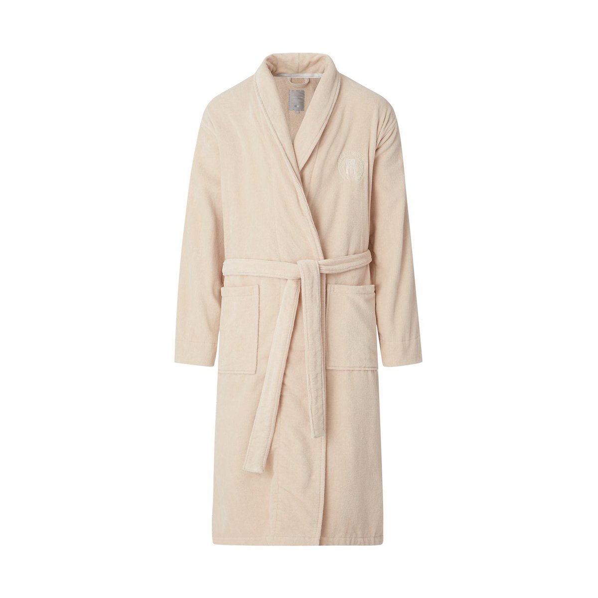 Lexington Hotel Velour Morgenmantel L Beige