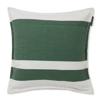 Irregula Striped Cotton Kissenbezug 50 x 50cm - Green-White - Lexington