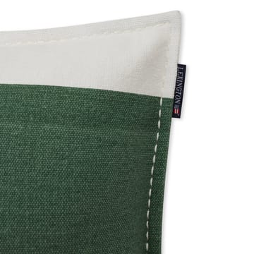 Irregula Striped Cotton Kissenbezug 50 x 50cm - Green-White - Lexington