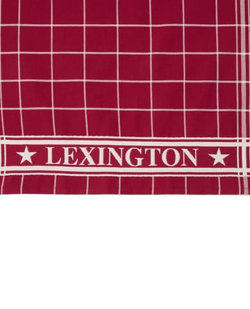 Lexington Checked Küchentuch 50x70 cm - Rot-weiß - Lexington