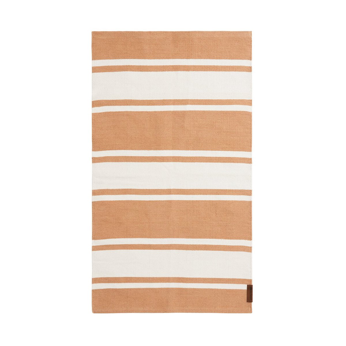 Lexington Organic Striped Cotton Teppich 170x240 cm Beige-white