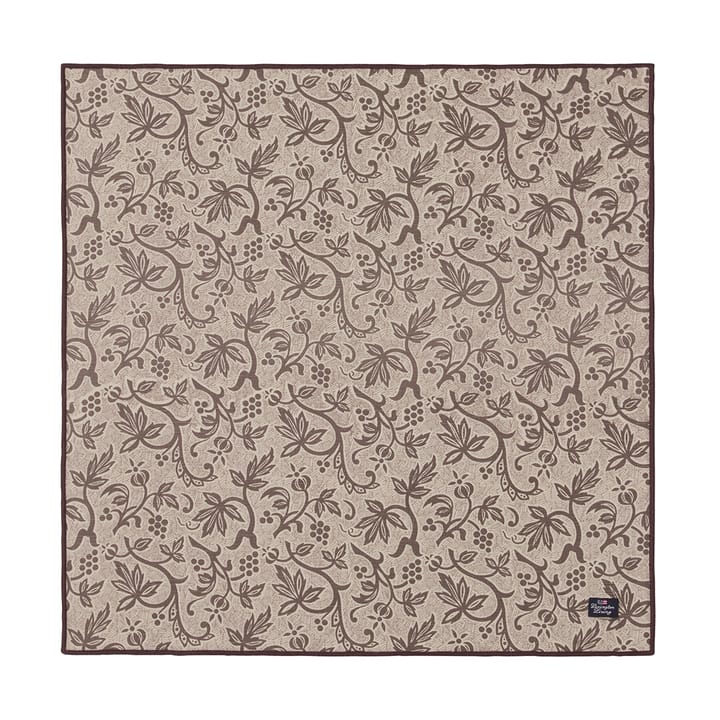 Printed Recycled Cotton Baumwollserviette 50x50, Light beige Lexington