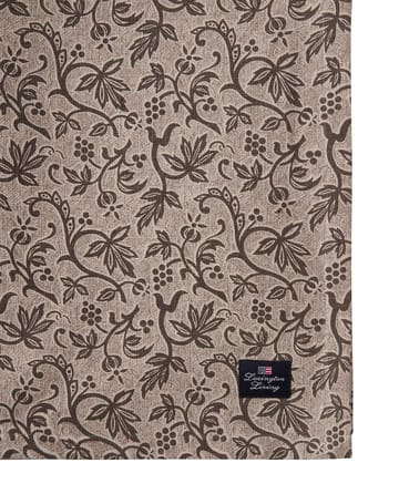 Printed Recycled Cotton Tischtuch 180x180 cm - Light beige - Lexington