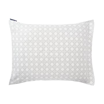 Rattan Printed Kissenbezug 50x60 cm - White - Lexington