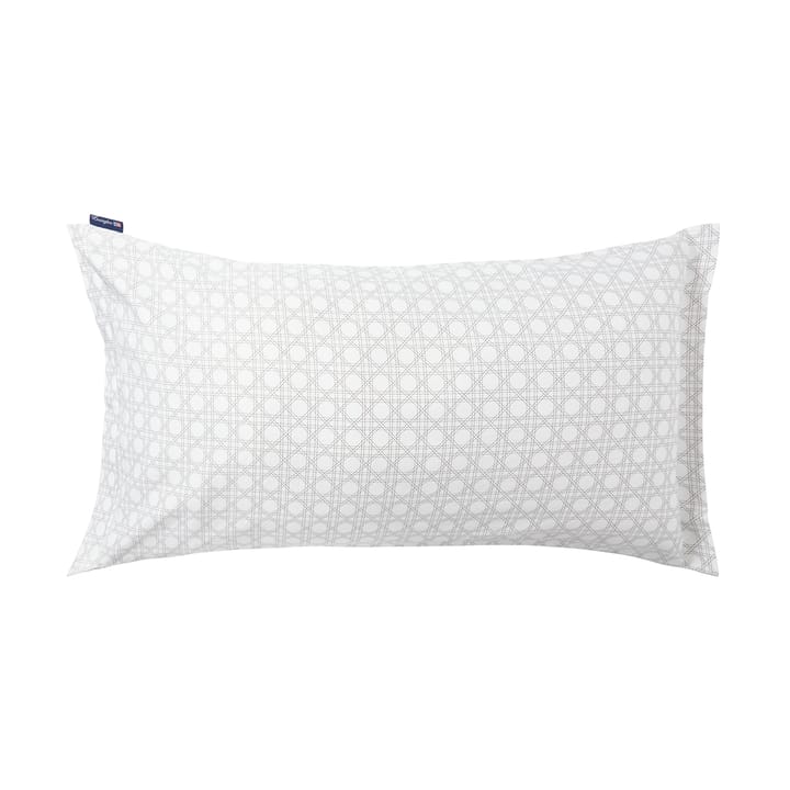 Rattan Printed Kissenbezug 50x90 cm, White Lexington