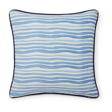 Sea You Later Cotton Canvas Kissenbezug 50 x 50cm - White-blue - Lexington